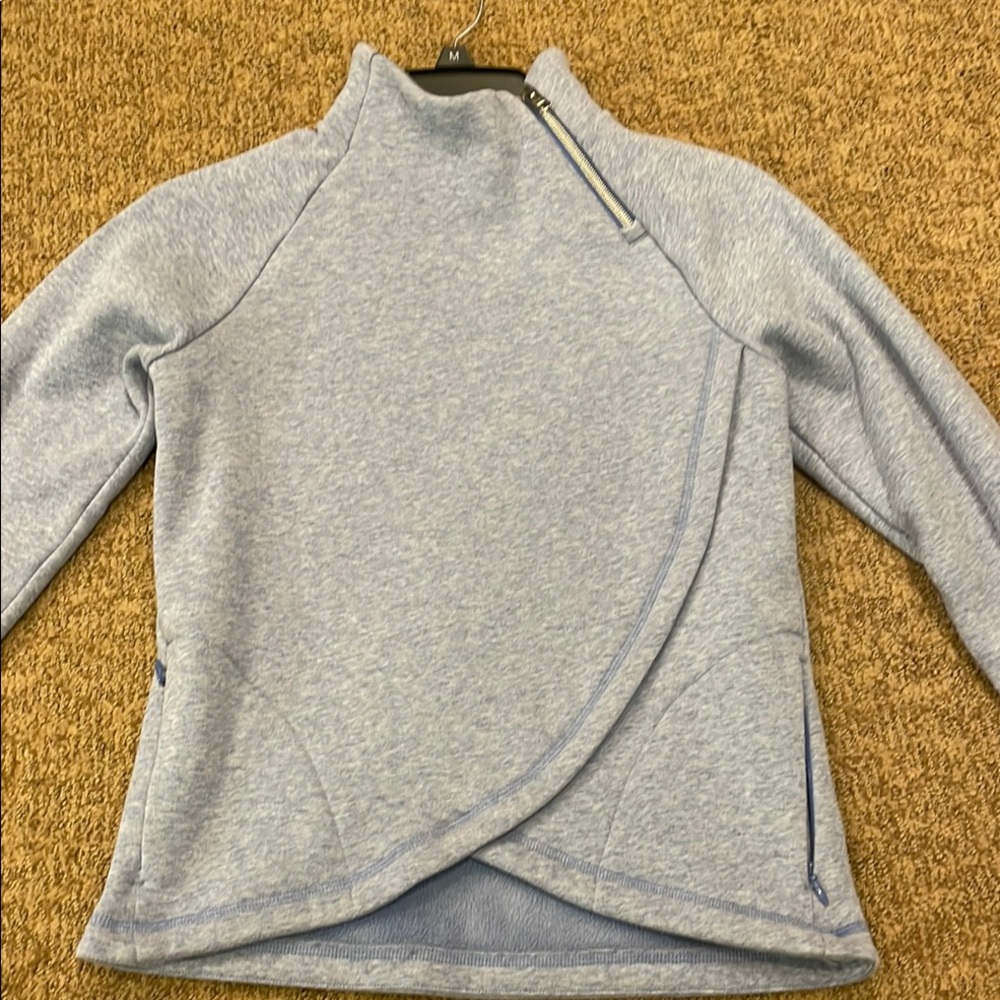 Elegant Light Blue Turtleneck Sweater